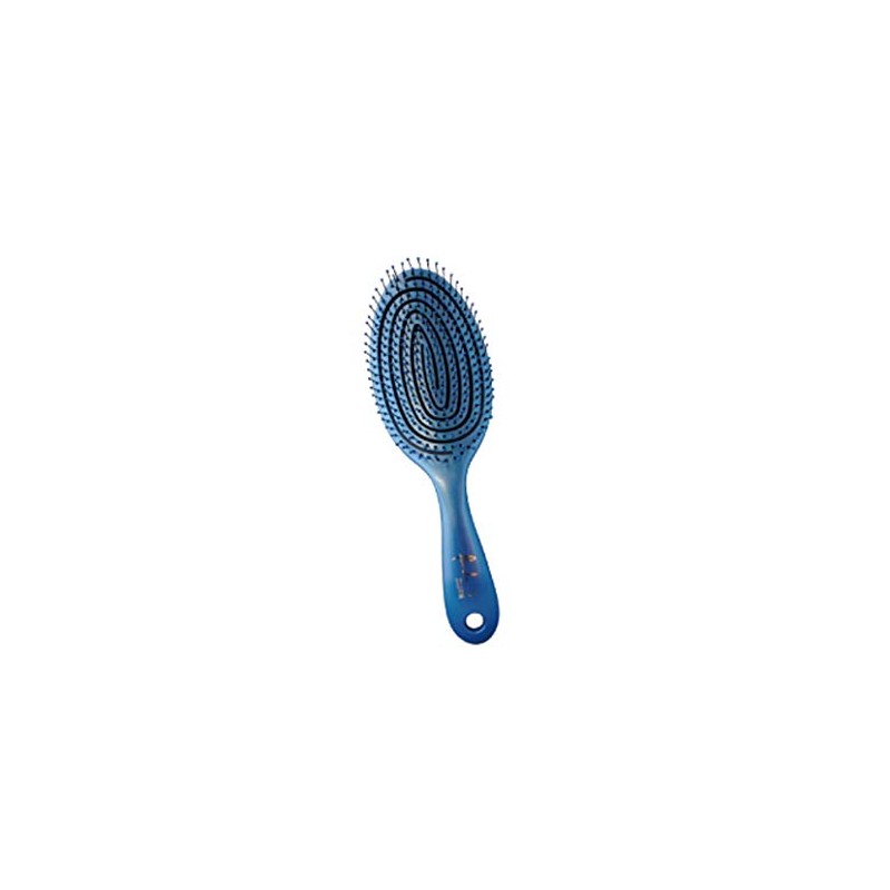 Kinugawa Company 3D Detangling Brush Spiral No.8200 Blue Hair Brush