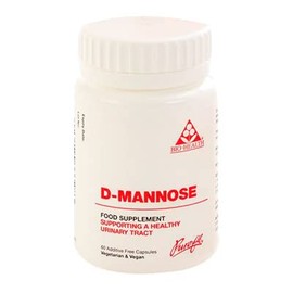 Bio-health Bio-Health D-Mannose Food Supplement for Supporting a Healthy Urinary Tract, Suitable for Vegan and Vegetarians, Additive Free, 60 Capsules