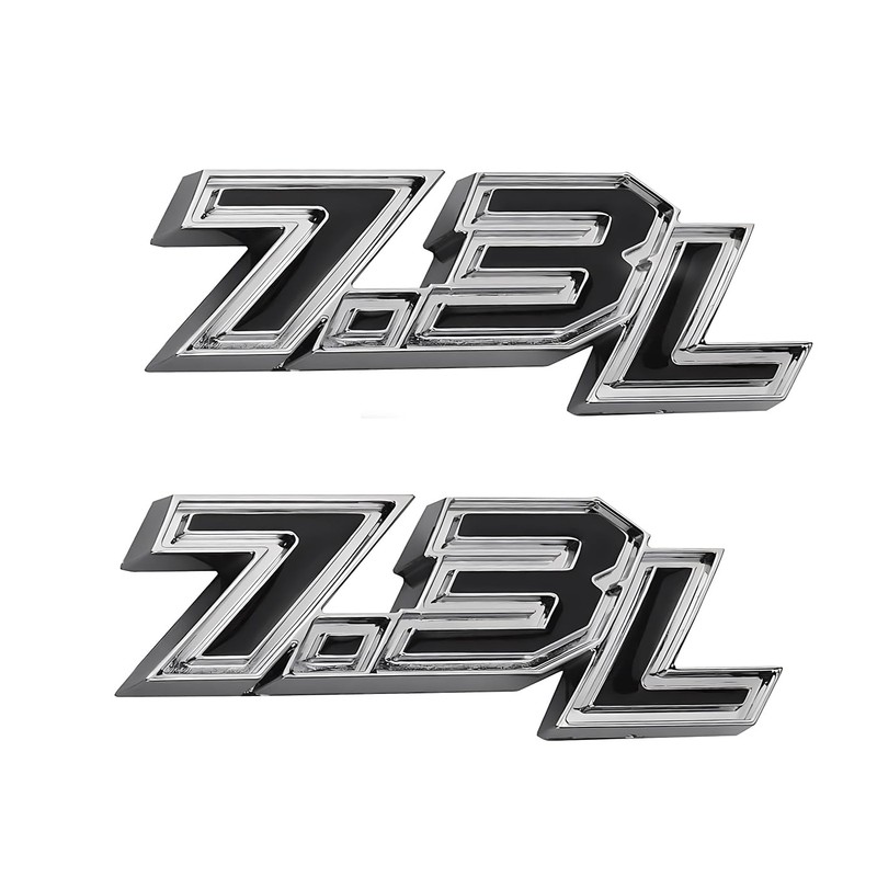 2pcs 7.3 Liter Enigne Powerstroke Power Stroke Turbo Side Decal
