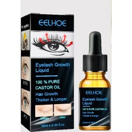 Eelhoe Suero Para Crecimiento De Pestañas Eelhoe Castor Oil 10 Ml