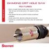 Starrett Diamond Grit Hole Saw - Ideal for Drilling Small