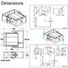 Wishiot RDS3235 Digital Servo Robot Servo Coreless Motor 35KG High