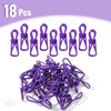 Mr. Pen- Chip Clips, 18 Pack, 2 Inch, Purple, Utility