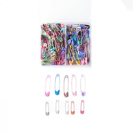 WOLVINA 200 Pcs Gold Safety Pins, 0.86Inch/22mm Versatile Clothing Tag Pins for DIY Sewing,Repair/Crafting & Fashion Accessories Making