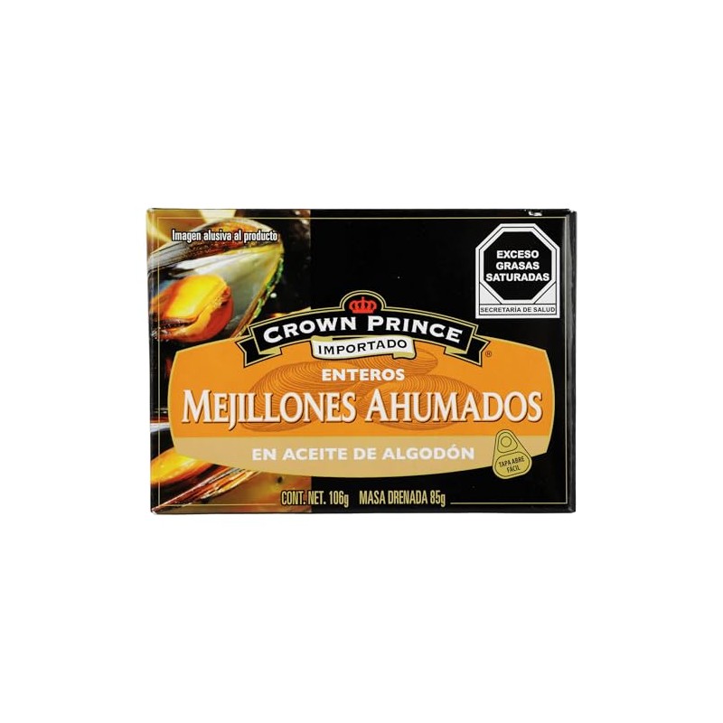 CROWN PRINCE Mejillon Ahumado 106g