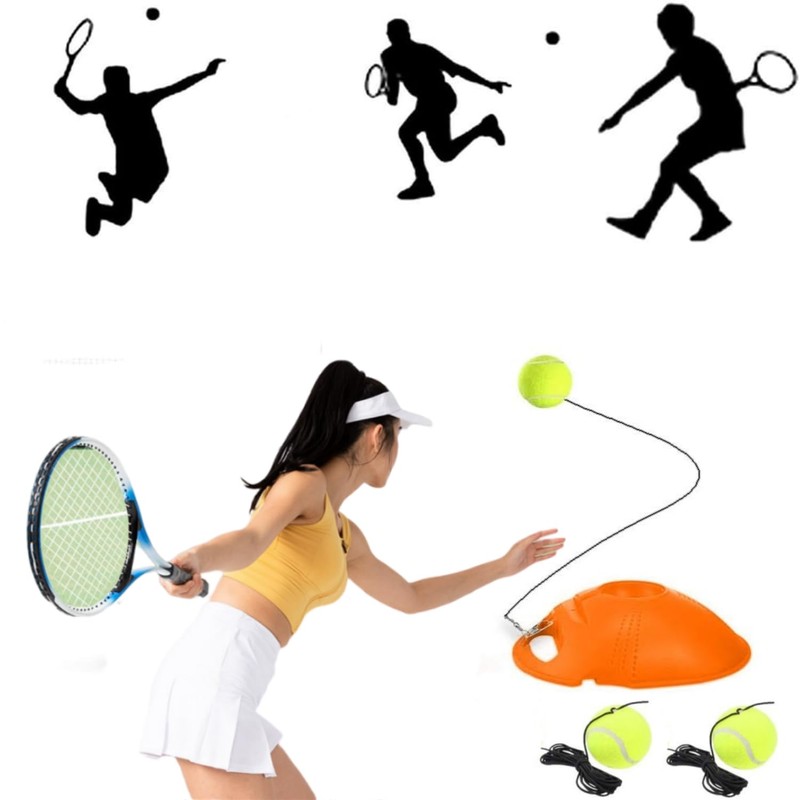 Tennis Trainer Rebound Ball, Tennis Ball Trainer, with 3 String