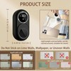 Wall-Mounted Toothbrush Holder with 2 Slots - No Drill Inductance