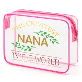 Grandma Gifts from Grandchildren Makeup Bag Gift for Grandma Mothers Day Birthday Gifts for Grandmother Nana Grammy New Grandma Gifts Appreciation Gifts for Grandma from Granddaughter Cosmetic Bag