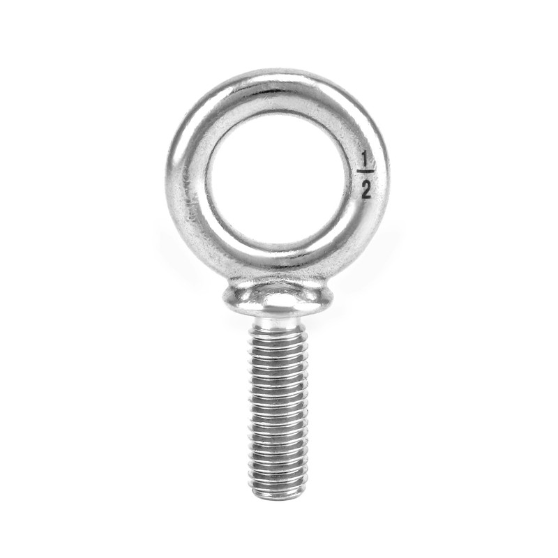 QWORK Eye Bolt, 20 Pack 1/2" -13 x 1-1/2" Marine