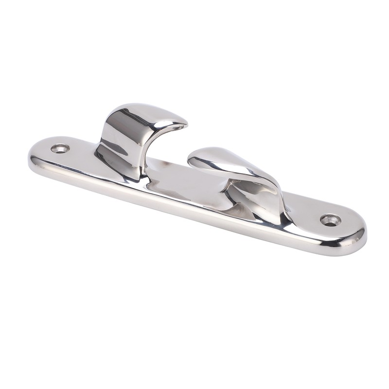 10in Bow Cleat 316 Stainless Steel Polished Mirror Finish Anchoring