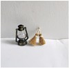 5 Pcs Brown Mini Witches Broomstick Broom Halloween Straw Craft