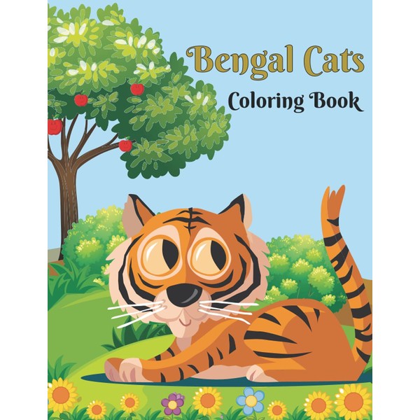 Bengal Cats Coloring Book: Simple and Easy Activity Book For