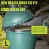 Heavy-Duty Hinge Assembly Replacement for Large Green Egg - Durable