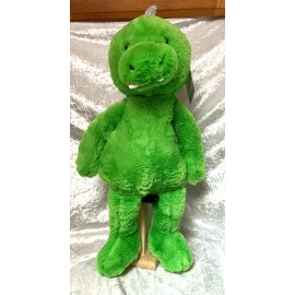 Kid Connection 12" Green Soft Plush Dinosaur Toy Stuff - New L