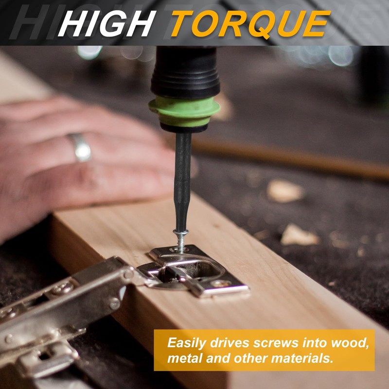 sourcing map 2pcs T10 Torx Head Impact Screwdriver Bits 1/4"
