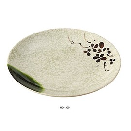 Yanco HO-1309 Honda Coupe Plate, Round, 9" Diameter, Melamine, Pack of 24