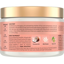 SheaMoisture Coconut & Hibiscus Curl Enhancing Smoothie, 12 Ounce