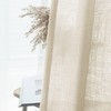 Melodieux 2 Panel Voile Sheer Curtains - Semi Sheer Privacy