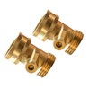 Xiny Tool Brass Garden Hose Shut Off Valve, Heavy Duty