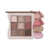 EXWICH Eyeshadow Palette, Brown, Matte Eye Shadow, No Glitter, For