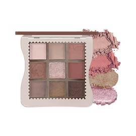 EXWICH Eyeshadow Palette, Brown, Matte Eye Shadow, No Glitter, For Men, High Color, Daily Makeup, Multi-Color Eye Palette, Eye Makeup
