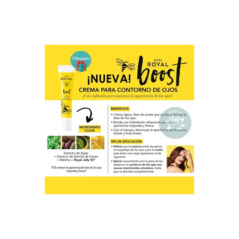 Royal Boost Tratamiento Facial Cutis Mixto A Graso Jafra