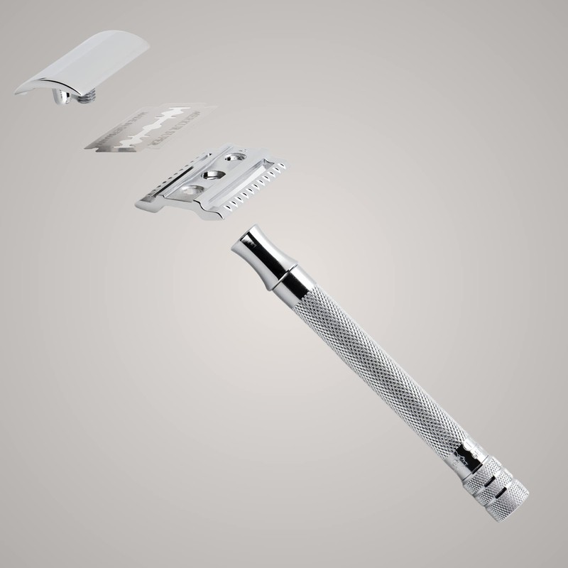 MERKUR Safety Razor 23C | Classic with Long Handle Gloss