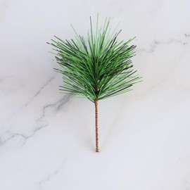 DJDBaihuo 32Packs Artificial Pine Needles Branches,Artificial Pine Tree Branches,Green Plants Pine Needles DIY Accessories for Garland Wreath Christmas Embellishing and Home Garden Decor