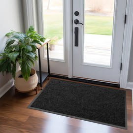 Custom Size Extra Large Front Door Mat, 4FT x 6FT Indoor Outdoor Entrance Commercial Floor Mat, Heavy Duty Dirt Trapper Doormat for Entryway Welcome Mat, Low Profile, Non-Slip, Waterproof