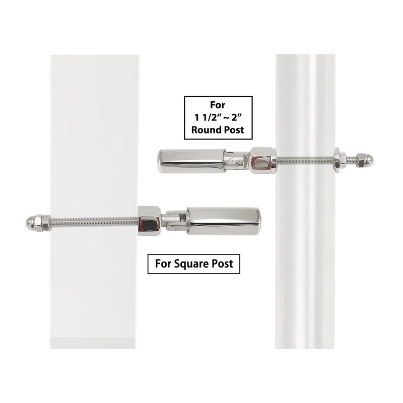 Stainless Steel 316 Handrail Railing Adjustable Cable Tensioner End Fitting