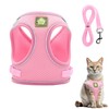 Soft Small Dog Harness and Leash Set Step in Air