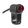Norkmdi 7/8" Motorcycle Headlight Control Switch, 12V ATV Hazard Brake