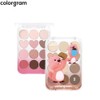 COLORGRAM Pin Point Eyeshadow Palette 9.9g [Zanmang Loopy], Shade:04 Peanut+Nutty=Nude(Zanmang Loopy)