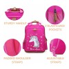 Mochila Niñas Unicornio 15 | Bolso De Escuela De Los