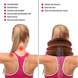 HOB Collarín Para Tracción Cervical Inflable Suave Alivia Dolor