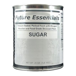 1 Can of Future Essentials Canned Granulated White Sugar #2.5 Can