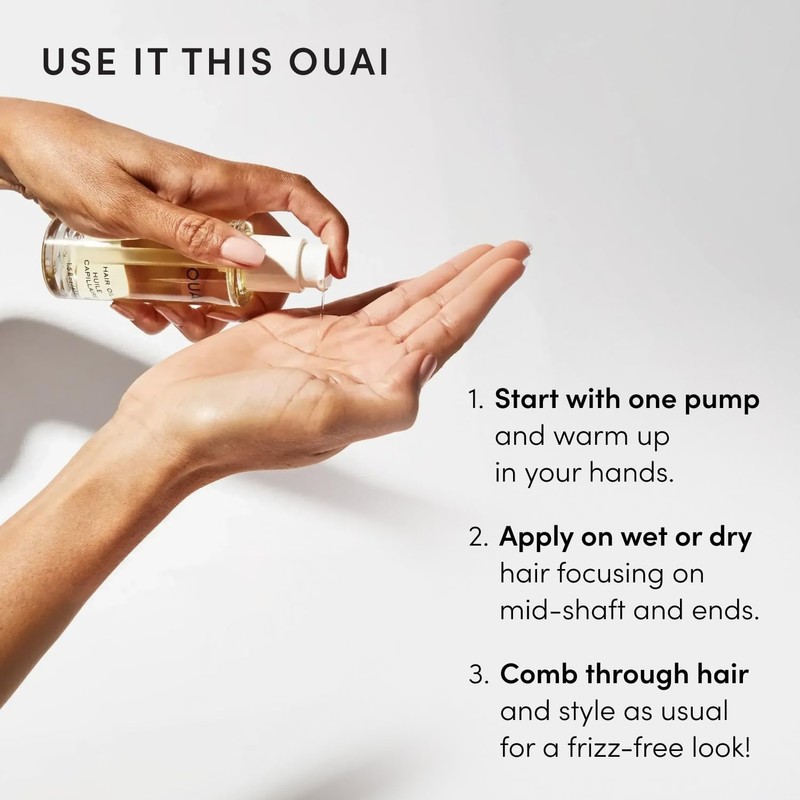Aceite Capilar Ligero Ouai Unisex 1.5 oz – Brillo y