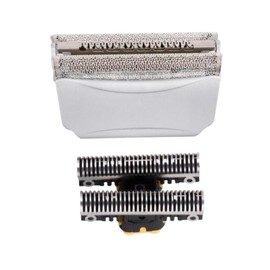 51S Shaver Razor Foil Cutter Blade Fits Compatible with Braun 8000 Series wfs1 wfs2 590cc 5643 5645 8970 8975 8985 8987 Silver (51S)