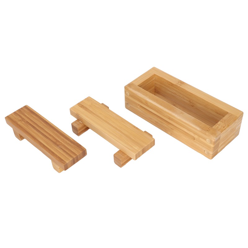 Wooden Sushi Press Mold DIY Rectangular Odorless Portable Rice Mold