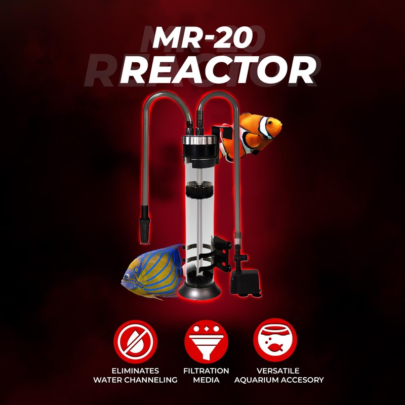 AQUATOP MR-20 Media Reactor – 95 GPH Up-Flow Filtration System
