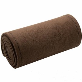 Fit 14.5-15inch Diameter Microfiber Leather Sporty Steering Wheel Cover Universal Fits for 97% Truck,SUV,Cars, Anti-Slip Safety Comfortable Desgin-Suede-Coffee