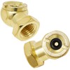 4-Pack Dual Head Air Chuck Set, 2 Way Connection Air