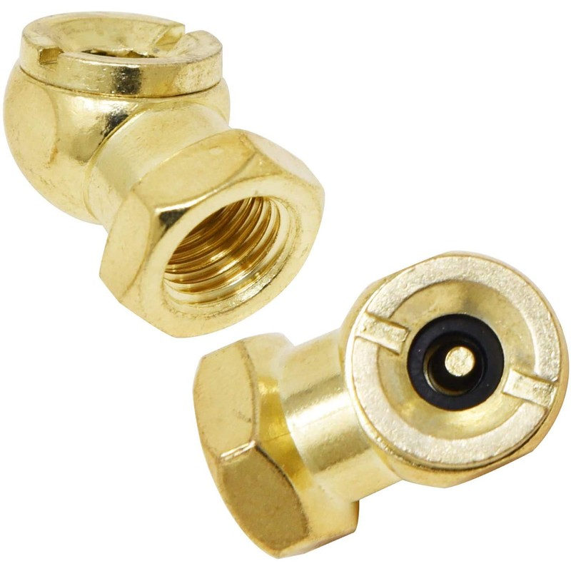 4-Pack Dual Head Air Chuck Set, 2 Way Connection Air