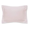 400 Thread Count Cotton Sateen Oxford Pillowcase Pair Blush