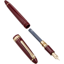 Sailor Fountain Pen, Profit Casual Fountain Pen, Gold Trim, Red, Broad Point, 11-0570-630