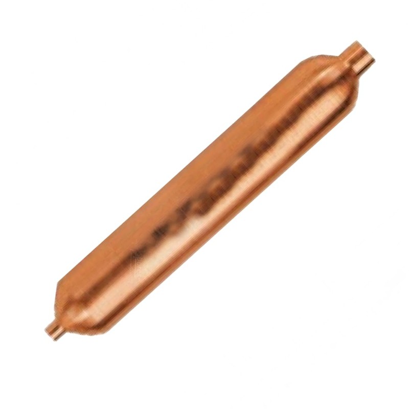 Refrigeration Copper Filter Drier, 15g, 1/4 to 1/4 Tube, Universal