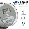 MEASUREMAN Digital Electric Meter 240V 3 Wire KWH Watt Meter