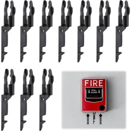10Pcs Fire Alarm Keys - Fire Alarm Test Key - Black Fire Key - Emergency Light Test Key - Compatible with All Versions of Call Points