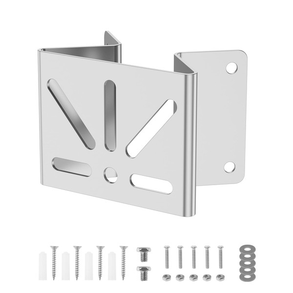 Tzdxfgl Wall Corner Mount, Stainless Steel Exterior Outside Metal Bracket