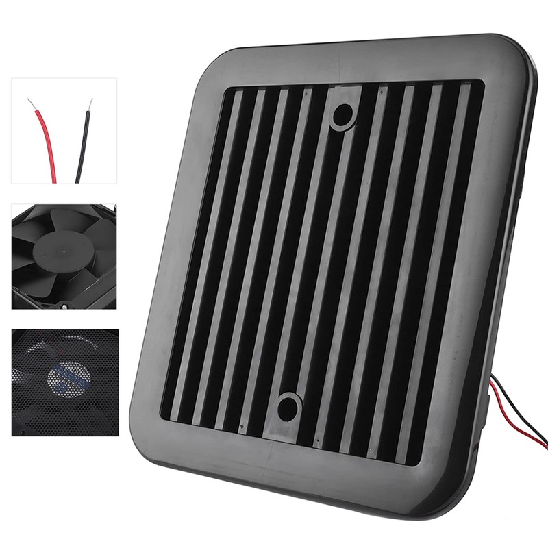 12V 4W Bathroom Vent Fan, Air Vent with Fan Side,
